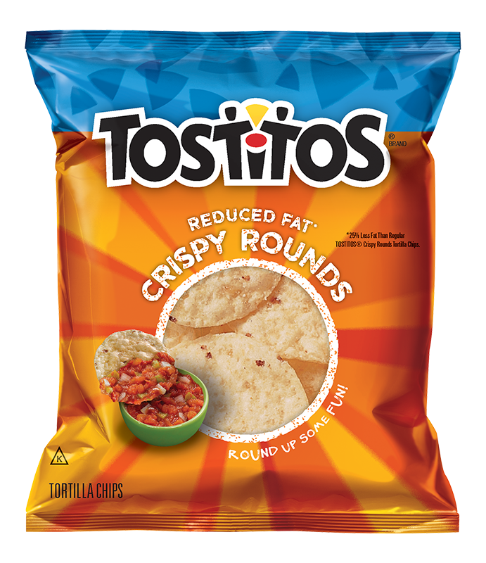 Tostitos® Reduced Fat Crispy Round Tortilla Chips 1.45oz. PepsiCo School Source K12